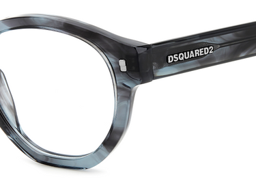Men Premium Dsquared2 Eyeglasses: D2 0131 - Grey Horn - SpecSMART Eye Clinic (Zoom View)